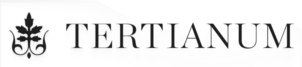 Logo mit stilisiertem Blattmotiv und dem Schriftzug TERTIANUM.